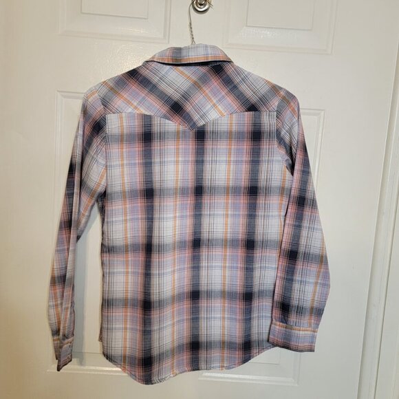 Wrangler Women’s Western Plaid Pearl Snap Shirt Size S | Long Sleeve Rodeo - Picture 12 of 12
